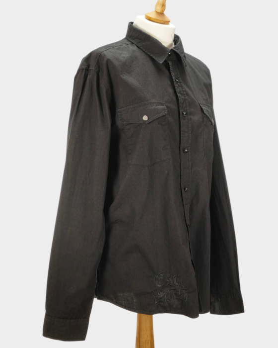 Motörhead Signature Collection cămașă neagră bumbac broderie spate XL [5]