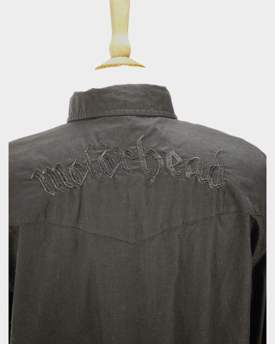 Motörhead Signature Collection cămașă neagră bumbac broderie spate XL [7]