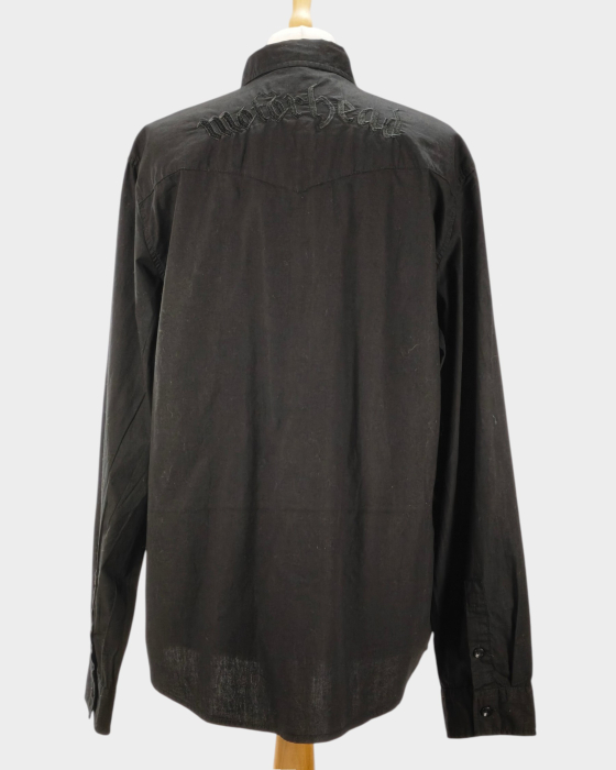 Motörhead Signature Collection cămașă neagră bumbac broderie spate XL [4]