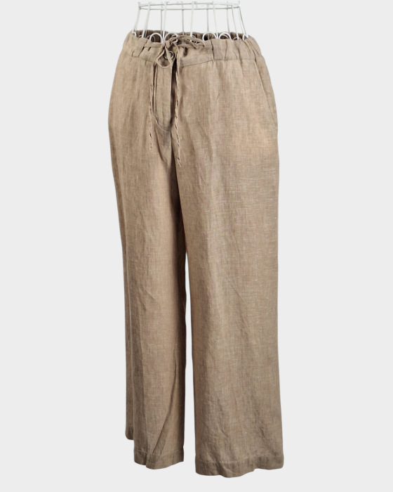 Pantaloni 3/4 Opus din 100% in bej natural [2]