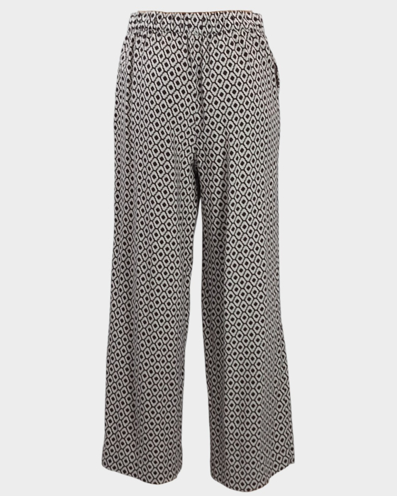 Pantaloni Anko din vâscoză și in cu imprimeu geometric mărimea S [3]