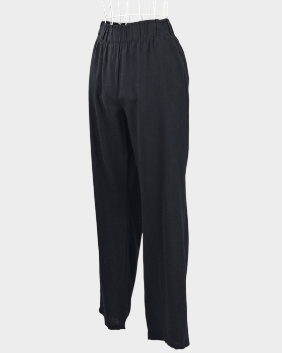 Pantaloni-negri-Gina-in-vascoza-Caramia [2]