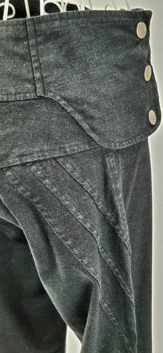 Pantaloni-negri-canepa-in-talie-inalta-Caramia [6]