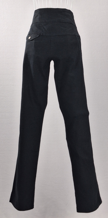 Pantaloni-negri-canepa-in-talie-inalta-Caramia [4]