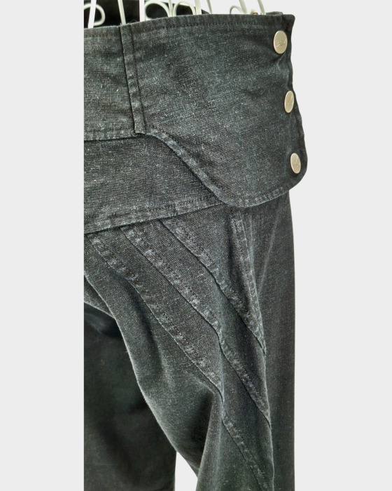 Pantaloni-negri-canepa-in-talie-inalta-Caramia [4]