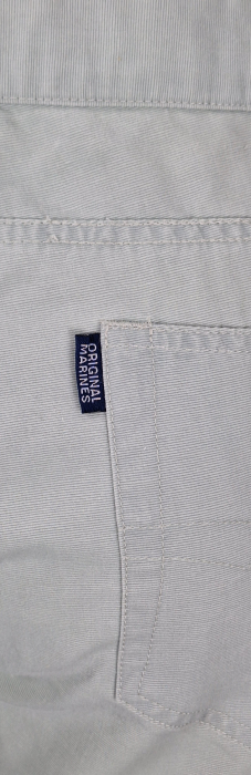 Pantaloni Original Marines verde mentă din bumbac și in [3]