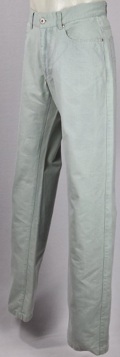 Pantaloni Original Marines verde mentă din bumbac și in [2]