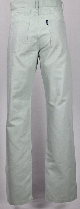 Pantaloni Original Marines verde mentă din bumbac și in [4]