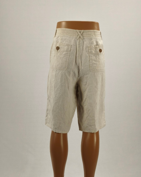 Pantaloni scurți unisex Liz Claiborne 100% in bej natur [2]