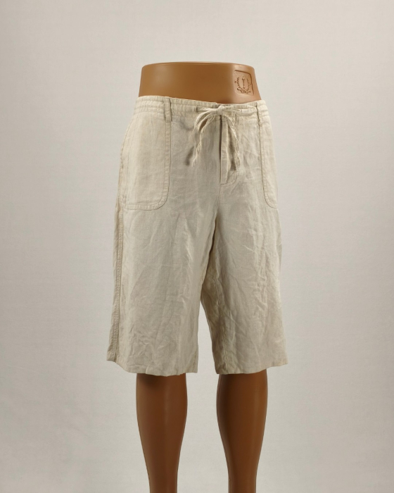 Pantaloni scurți unisex Liz Claiborne 100% in bej natur [4]