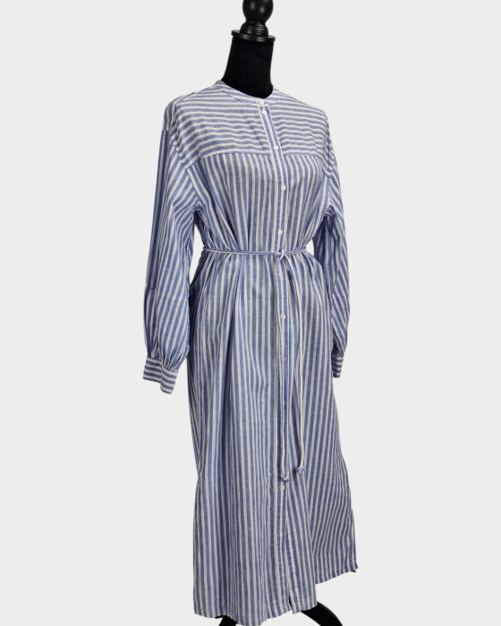 Rochie-camasa-midi-HM-in-bumbac-dungi-Caramia [4]