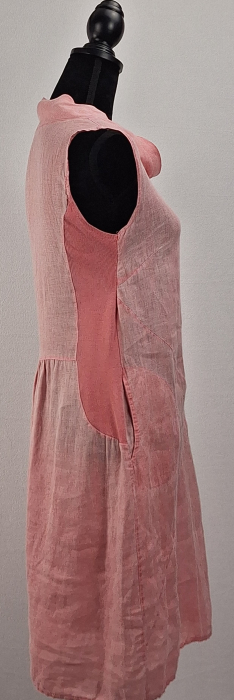 Rochie Made in Italy 100 in roz pudrat [4]