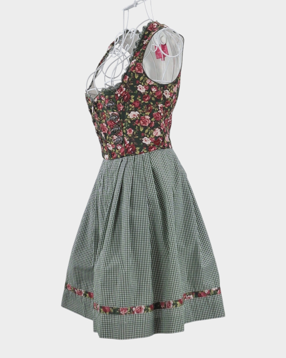 Rochie-dirndl-Kruger-Madl-100-bumbac-florala-verde-Caramia [2]