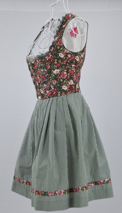Rochie-dirndl-Kruger-Madl-100-bumbac-florala-verde-Caramia [3]