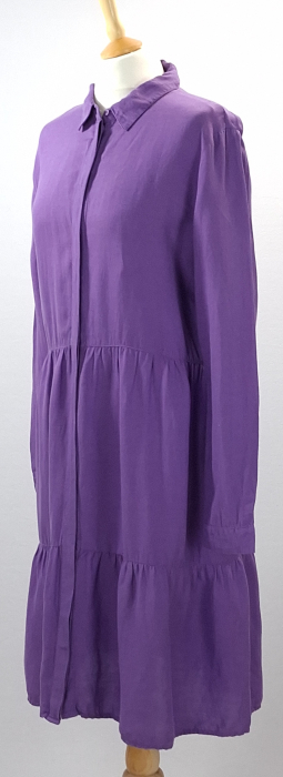 Rochie Esprit din in și vâscoză mov violet mărimea M [2]