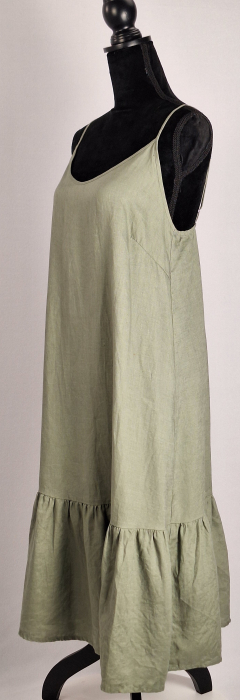 Rochie handmade OI OI Bali 100% in verde salvie [2]