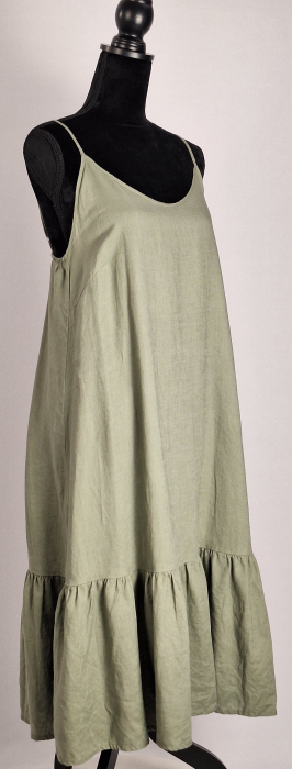 Rochie handmade OI OI Bali 100% in verde salvie [4]