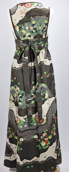 Rochie maxi premium Rasaleela 100% bumbac cu imprimeu floral artistic [5]