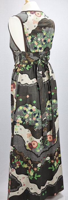 Rochie maxi premium Rasaleela 100% bumbac cu imprimeu floral artistic [6]