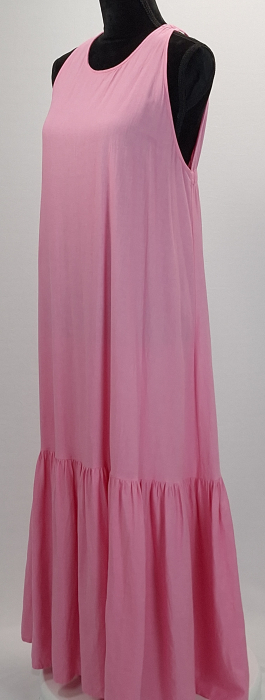 Rochie maxi roz Barbie Katies din in și vâscoză – mărimea M [2]