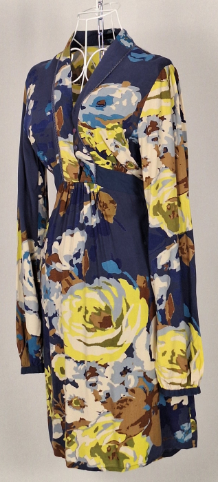 Rochie Next florală 100% vâscoză cu cordon mărimea S Caramia [2]