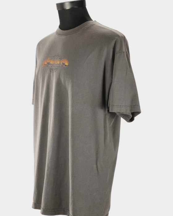 Tricou Dragon Ball Z gri din bumbac XL, imprimeu față spate [3]