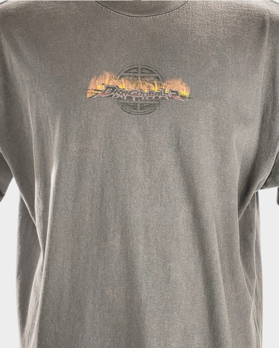 Tricou Dragon Ball Z gri din bumbac XL, imprimeu față spate [2]