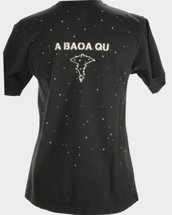Tricou negru Gundam A Baoa Qu bumbac imprimeu față-verso XS S [6]
