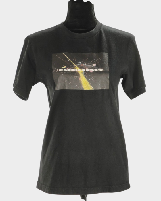 Tricou negru Gundam A Baoa Qu bumbac imprimeu față-verso XS S [2]