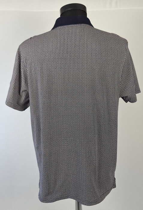 Tricou polo Rick Armand din bumbac 100% bleumarin – etichetă XL [4]