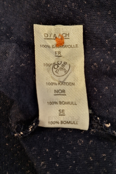 Tricou polo Rick Armand din bumbac 100% bleumarin – etichetă XL [7]