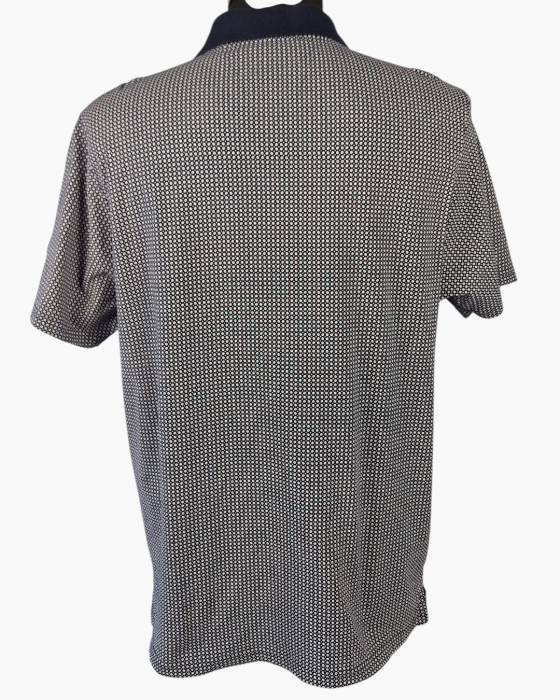 Tricou polo Rick Armand din bumbac 100% bleumarin – etichetă XL [4]