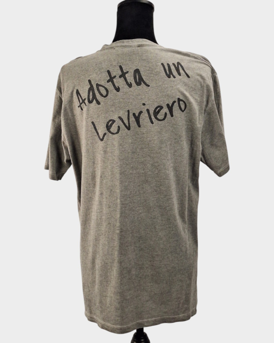 Tricou Trussardi Jeans Greyhound gri melanj | Caramia [5]