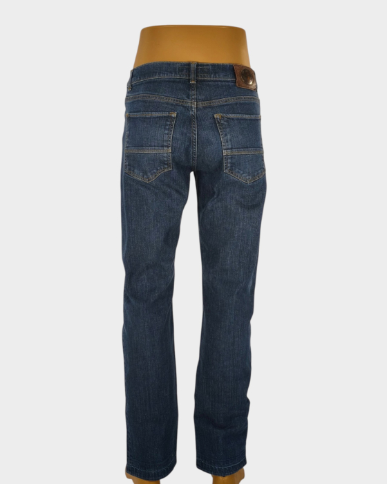 Jeans Trussardi Jeans 380 Icon albaștri unisex, bumbac cu elastan, L femei / M bărbați [3]