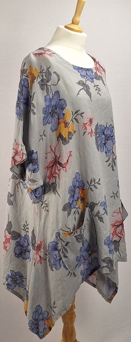 tunica-puro-lino-in-floral-gri-deschis-caramia [4]