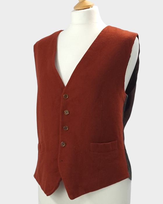 Vesta Austin Reed lana casmir burgundy 42R Made in England [3]
