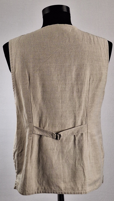 Vesta barbateasca din in Casa Moda bej natural marime M-L [6]