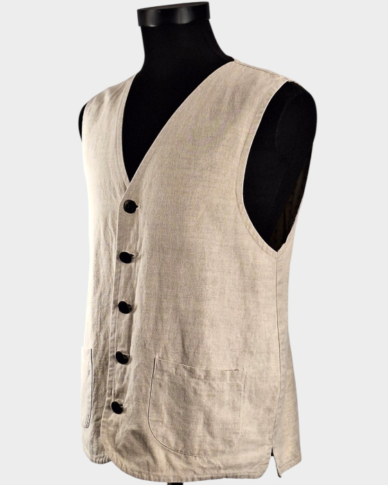 Vesta din in Casa Moda bej natural marime M-L [4]