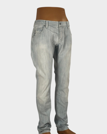 Blugi Armani Jeans din bumbac cu crac îngustat mărime L etichetă 36 [3]