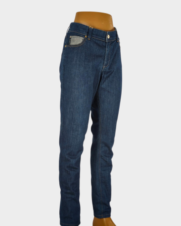 Armani Jeans indigo din bumbac cu elastan – mărime 31 [3]