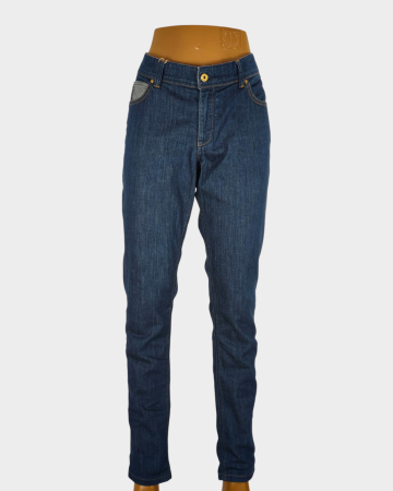 Blugi - Armani Jeans indigo din bumbac cu elastan – mărime 31