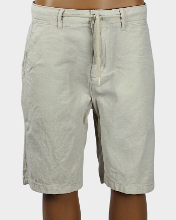 Pantaloni - Bermude McNeal bej deschis din 100% in