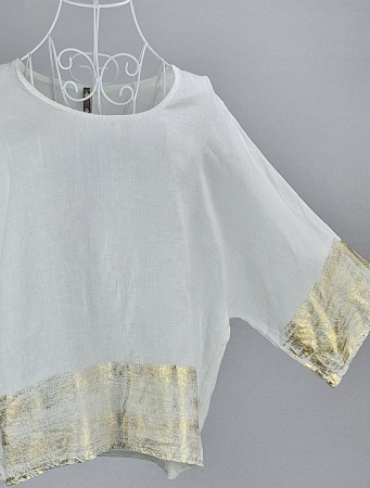 Bluza-alba-DIP-100-in-detalii-aurii-Made-in-Italy-Caramia [3]