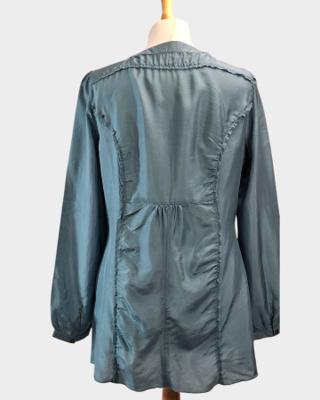 bluza-biba-matase-naturala-albastru-petrol-volane-caramia [2]