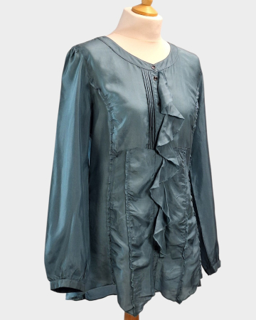 bluza-biba-matase-naturala-albastru-petrol-volane-caramia [3]