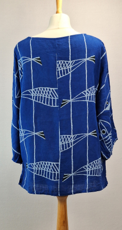 bluza-din-in-albastra-imprimeu-artistic-marin-caramia [3]
