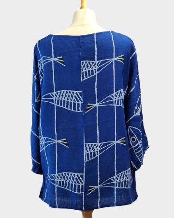 bluza-din-in-albastra-imprimeu-artistic-marin-caramia [3]