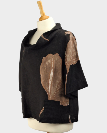 Bluza Hopsack 100 in cu imprimeu artistic [3]