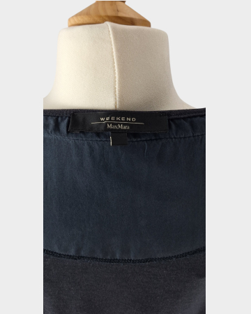 Bluză Weekend Max Mara lyocell bumbac cu aplicații din mătase [3]