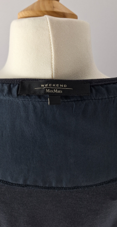 Bluză Weekend Max Mara lyocell bumbac cu aplicații din mătase [4]